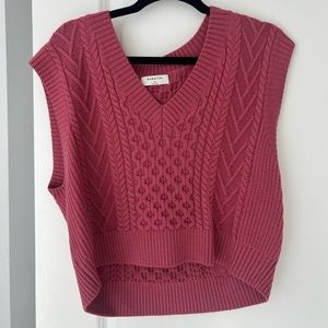 Babaton Emporia Vest in raspberry
